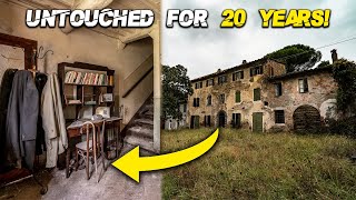 Abandoned & Frozen in time for 20 years - Italian Alchemist's Mansion