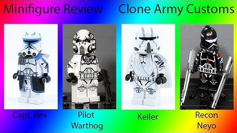 Custom Lego Minifigure Review: Clone Army Customs Order-66 Day Minifigures