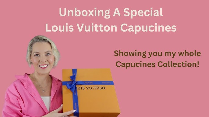 LOUIS VUITTON UNBOXING  CAPUCINES PYTHON MINI 