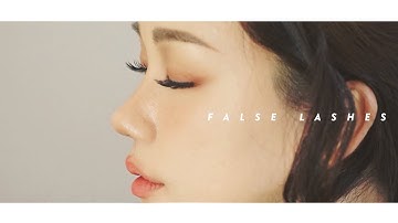 False Lashes 101 | 속눈썹 붙이는 방법 부터 재사용법 까지