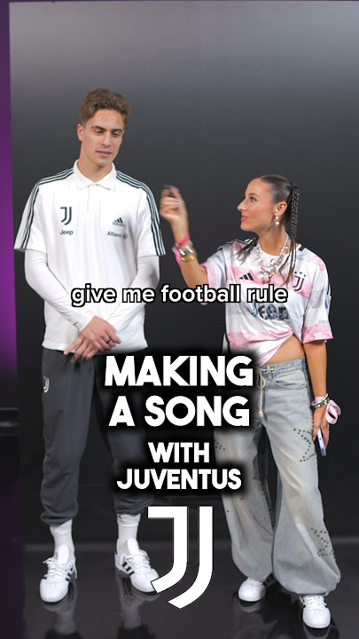 Juventus Player create a song with @tiatia 🤍🖤 Black & White is out now 🤯