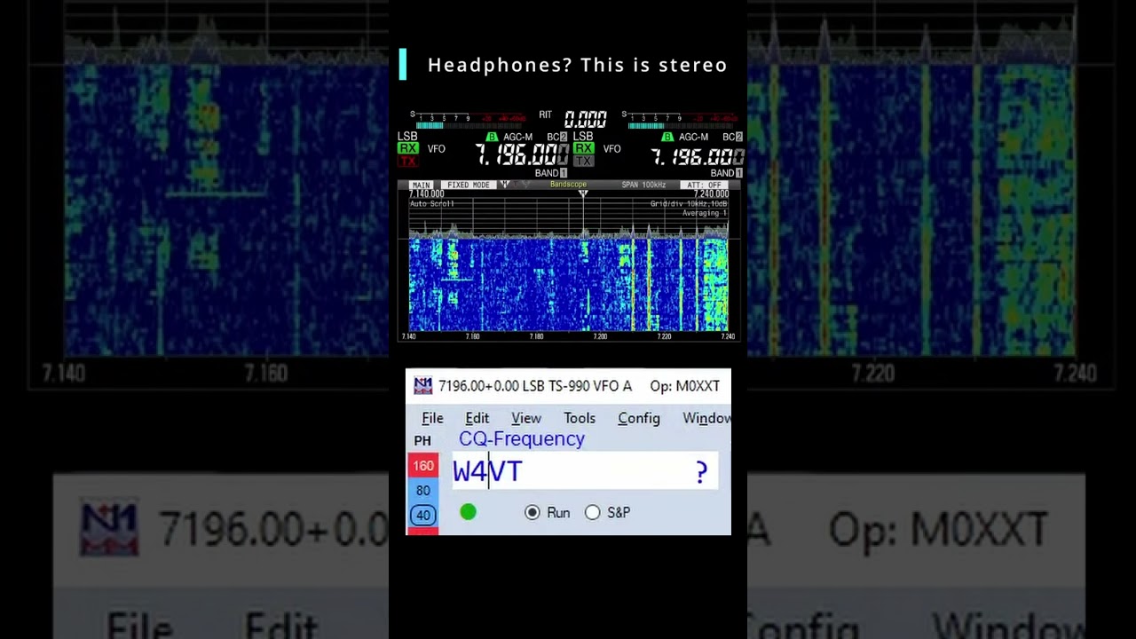 CRAZY 40m SSB Pileup England-USA 