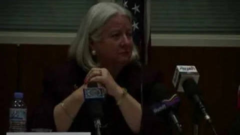 DAS Janet Sanderson Press Conference in Algiers, p...