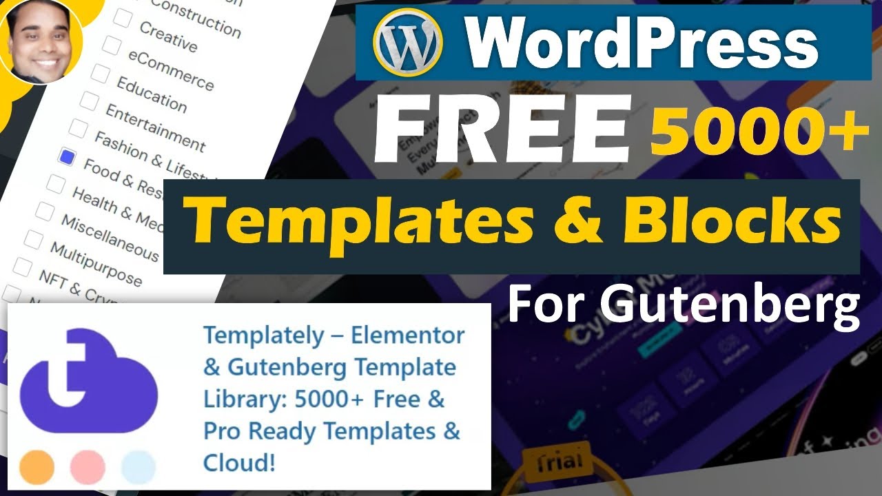 5000+ Free Wordpress Templates & blocks for gutenberg & elementor with ...