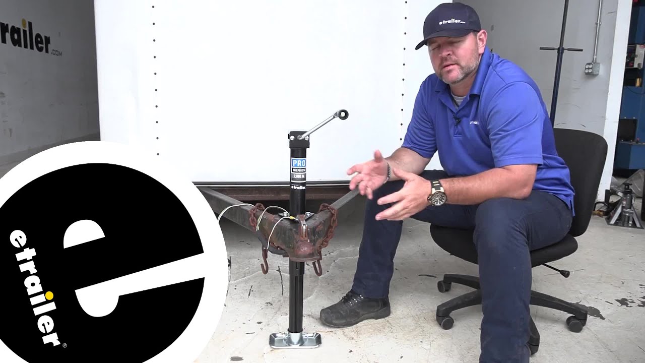 etrailer | The Low-Down on the Pro Series Round, A-Frame Jack w/ External Gearbox