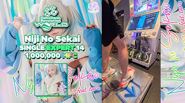 [DDR WORLD] Niji no Sekai ESP-14 1,000,000 MFC