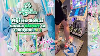 [DDR WORLD] Niji no Sekai ESP-14 1,000,000 MFC