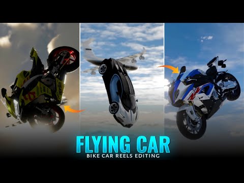 Trending AI Flying Car Video Editing Tutorial | Make Your Car Fly Using AI