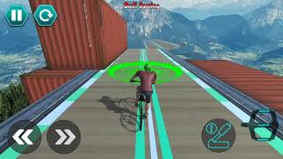 BMX Cycle Stunt Game - Mega Ramp Bicycle Racing - Android Gameplay screenshot 3