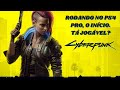 Explorando Nightcity em Cyberpunk 2077, direto do PS4 PRO. O jogo está jogável?