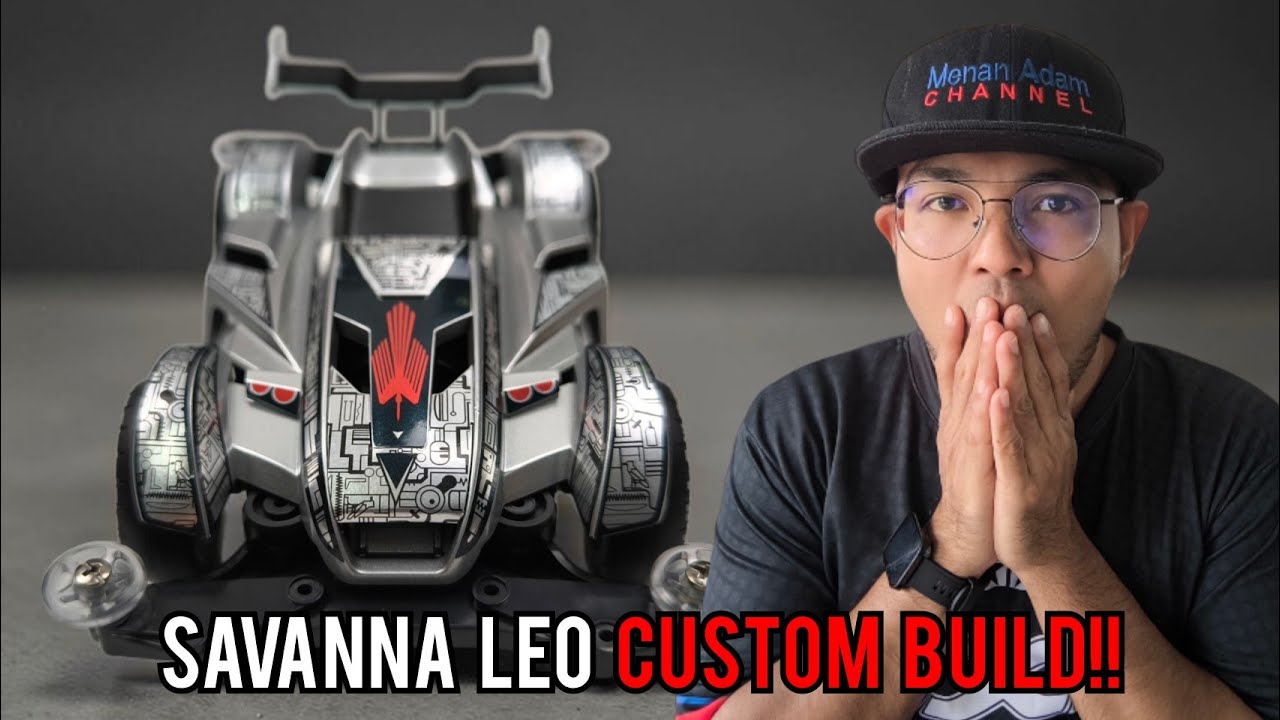 JOM PASANG SAVANNA LEO BLACK SPECIAL!! TAMIYA DAXING MINI 4WD
