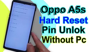 Oppo a5s lock Screen Password Reset | Cph(1909)Remove Screen Lock Kaise Tode Without Pc Hard Reset | screenshot 4