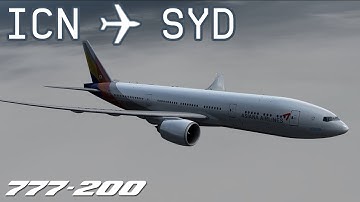 [P3D v4] Seoul to Sydney | AAR601 | Asiana Airlines | PMDG 777-200LR | IVAO