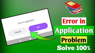 Celebrity Error In Application How to Remove | error in application | Error in application in airtal sim Net Worth