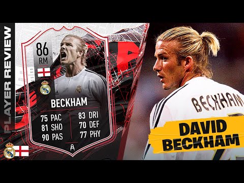 THE MOST INSANE FREE CARD EVER! 86 THROWBACK DAVID BECKHAM REVIEW! FIFA 21 Ultimate Team