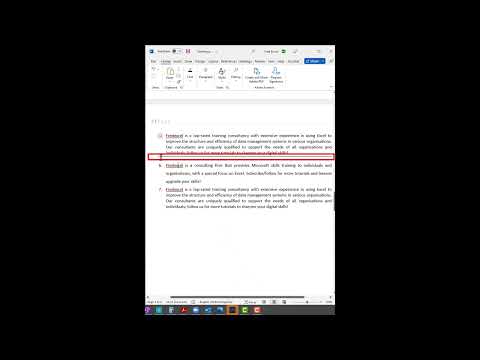 MS word secret: