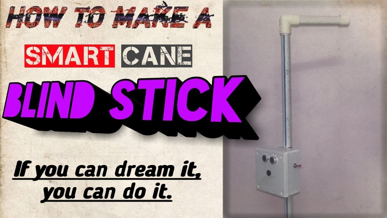 How to make a smart cane \ Blind stick using Arduino || Maza Lakshy ...