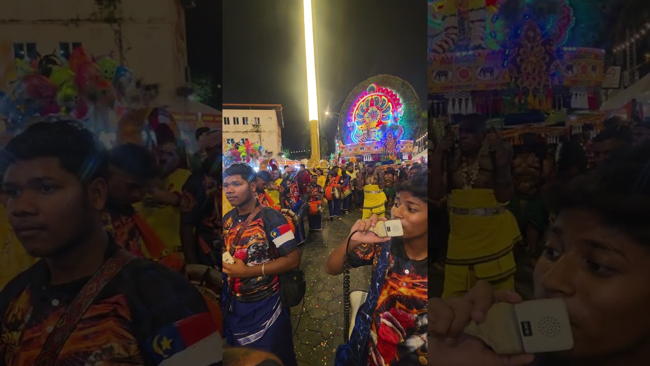 Karuppan sami song urumi melam  sri sandi devi urumi melam masjid tanah melaka 