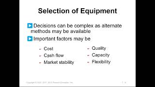 Process Strategies Part I