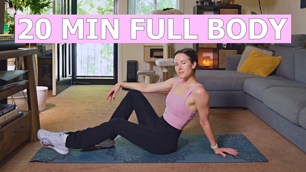 20 MIN Full Body Dumbbell Workout At Home - YouTube