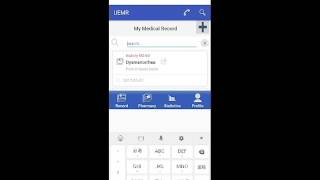 UEMR: an Electronic Medical Record System for University Clinics Patients screenshot 2