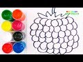 Учим фрукты и овощи | Учим цвета | Рисуем Фрукты и овощи акварельными красками | Учимся Рисовать