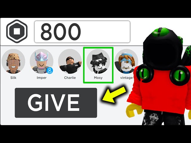 How to give people Robux on Roblox - Charlie INTEL