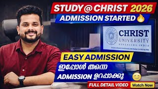 Christ University Admission 2026 | Courses, Fees, Entrance Exam &amp; Full Details  Top College in India