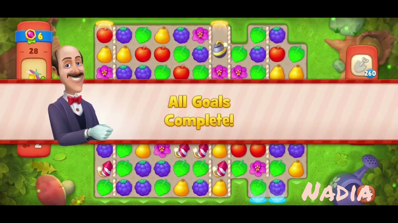 Gardenscapes 10806🥀. Golden Cups. Stage 26-30 - YouTube