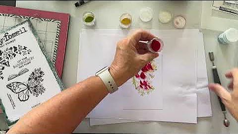 How To Paint with Embossing Powders - AND how NOT to do it !!