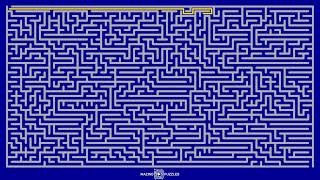 Maze Puzzle Challenge with Animated Solution | Difficulty Level 8 | Maze Game No. 86