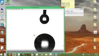 Contact angle measurement in 3 Minutes by ImageJ software #researchworld screenshot 3