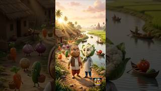बाढ़ ने गांव उजाड़ दिया… लेकिन हिम्मत ने सब बचा लिया! #3danimation #cartoonvideo #animation