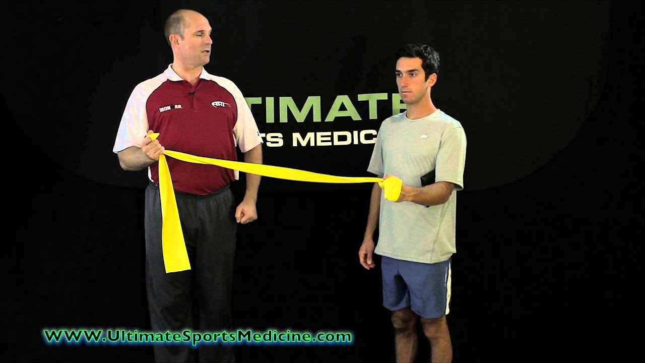 Shoulder - External Rotation Standing - YouTube