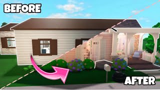 RENOVATING THE BLOXBURG STARTER HOUSE into a cozy cottage paradise!! 😍😱| Roblox 