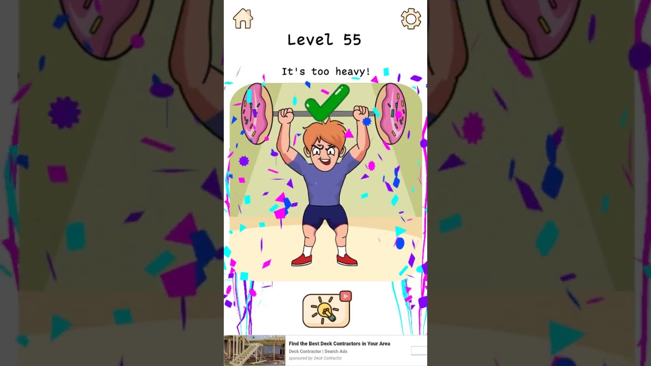 Naughty Brain Puzzle Tricky Level 55