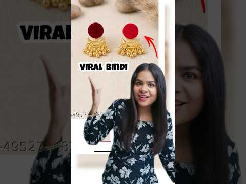 Meesho Viral Bindi Ghar pe Bana Li #diy #viral #craft #bindi #meesho