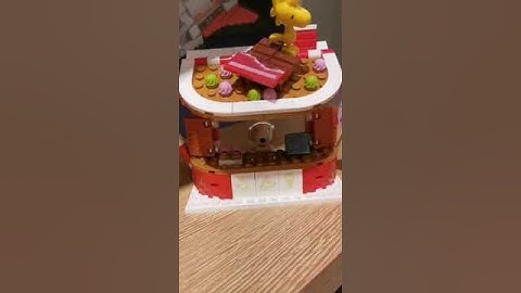 snoopy candy house 🍬 #lego #miniso