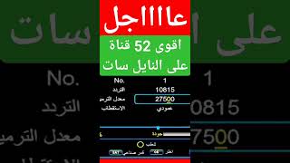 نايل سات، 52 قناة افلام جديدة egypt_4u explore fady_fikry live - shorts نايل_سات قنوات_جديدة