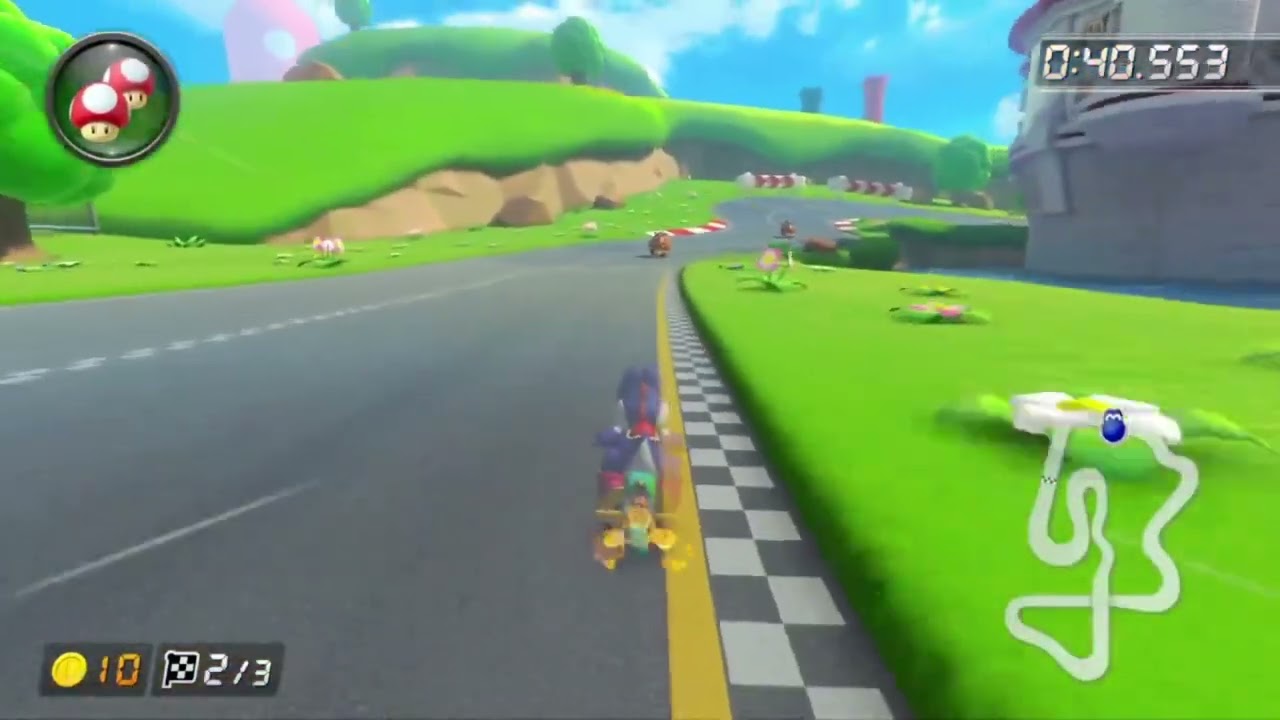 ハングオン】DS マリオサーキット 【150cc】DS Mario Circuit inward