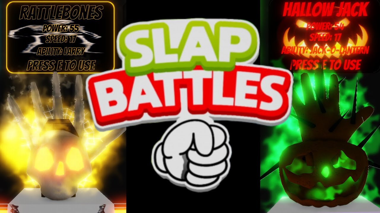 how to get rattle bones and hallow jack slap battles YouTube