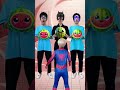 Spidey vs superman vs batman vs captain america  watermelon flip