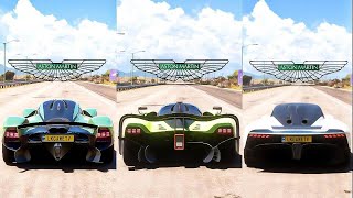 FH5 DRAG RACE! VALKYRIE Vs VALKYRIE AMR PRO Vs VALHALLA