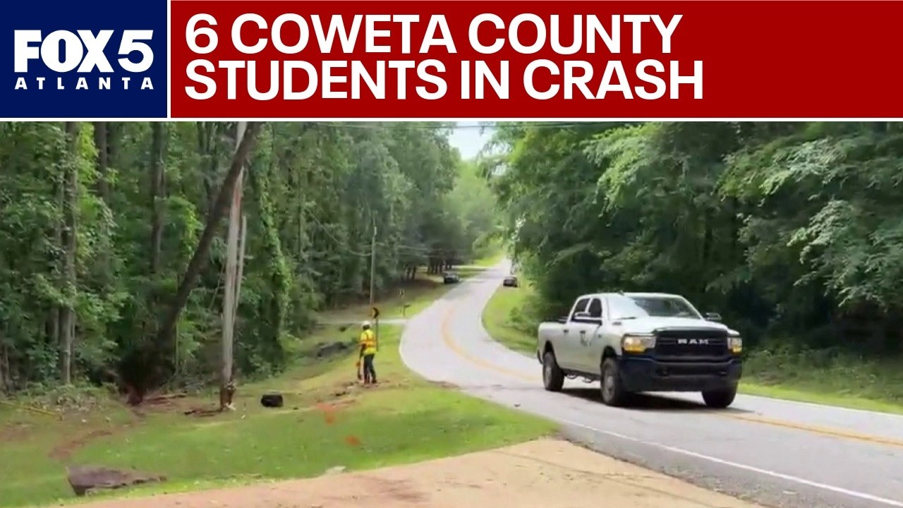 Six Coweta Co. students injured in crash | FOX 5 News - YouTube