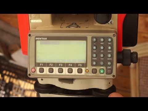 Masuratori rectangulare - PENTAX R-300 series Total Station