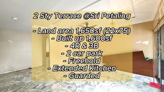 2sty Terrace House Extended Kitchen Freehold @Sri Petaling (EP23)