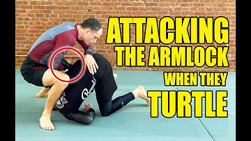 Attack the Armlock from Top Turtle with One Hand: the 1-on-1 Lever (No Gi BJJ/Jiu-Jitsu/Judo/MMA)