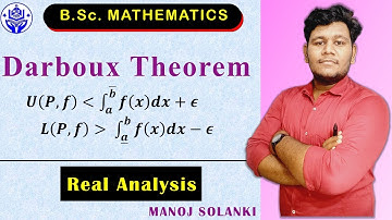 Darboux Theorem | Riemann Integration || #msmaths #bscmaths