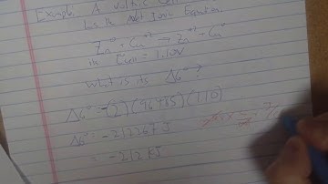 Delta G vs. Cell Potential