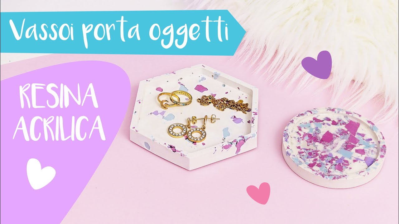 VASSOI Porta Oggetti in POLVERE ACRILICA